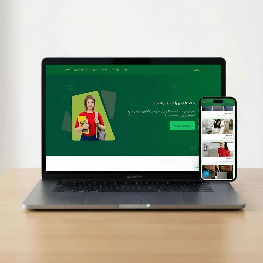 نمونه طراحی وب سایت تم پرگار در تارینه